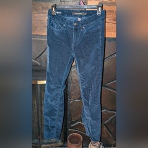 Ladies Calvin Klein Ultimate Skinny Royal Blue Cords size 4